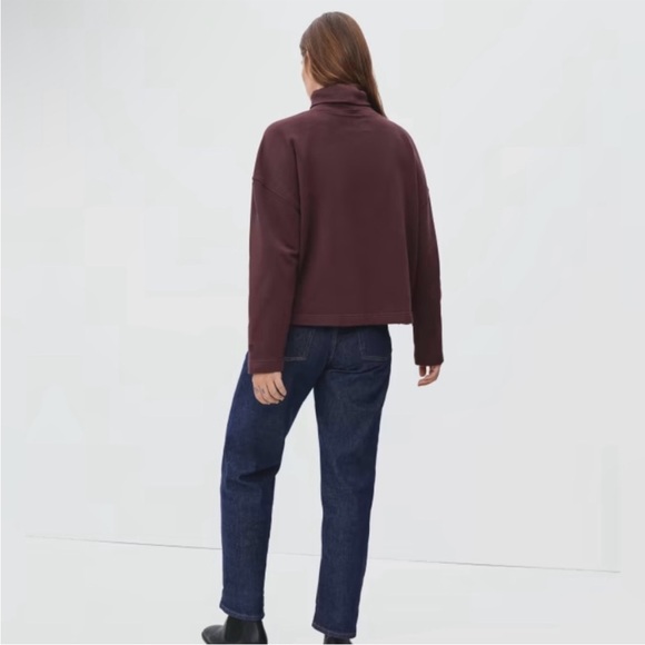 NWT $128 Everlane Organic Cotton Turtleneck Sweater - Picture 4 of 4